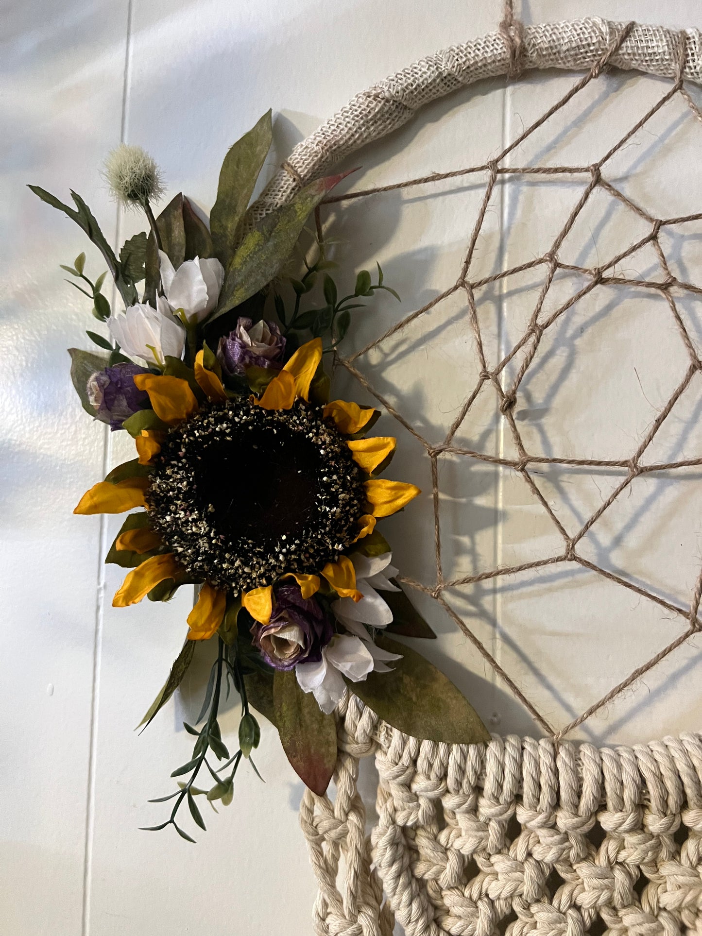 Simple Sunflower Dreamcatcher