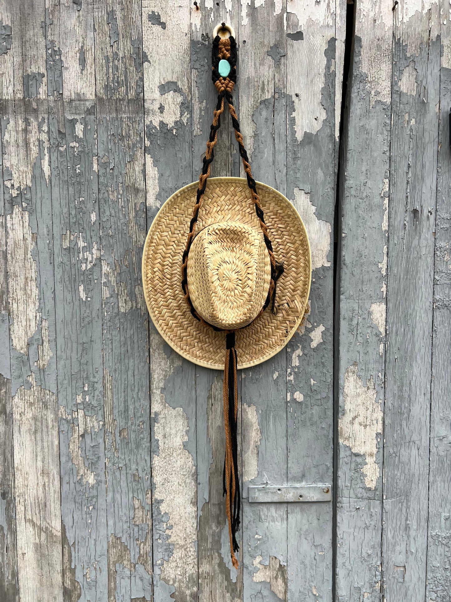 Simple Macrame Hat Hangers
