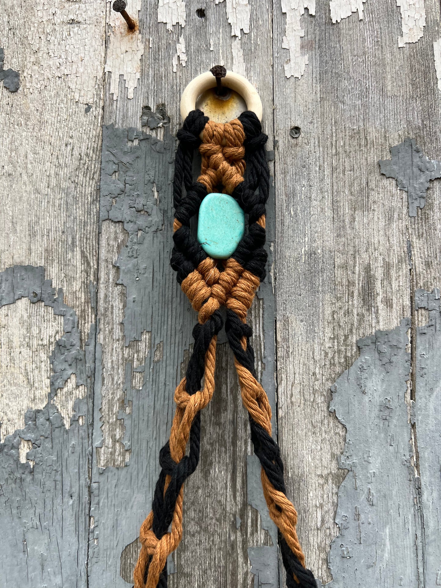 Simple Macrame Hat Hangers